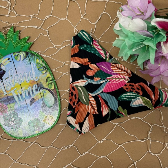 🌴 SUPER SALE TROPICAL RIBBED BIKINI BOTTOMS - Picture 6 of 6